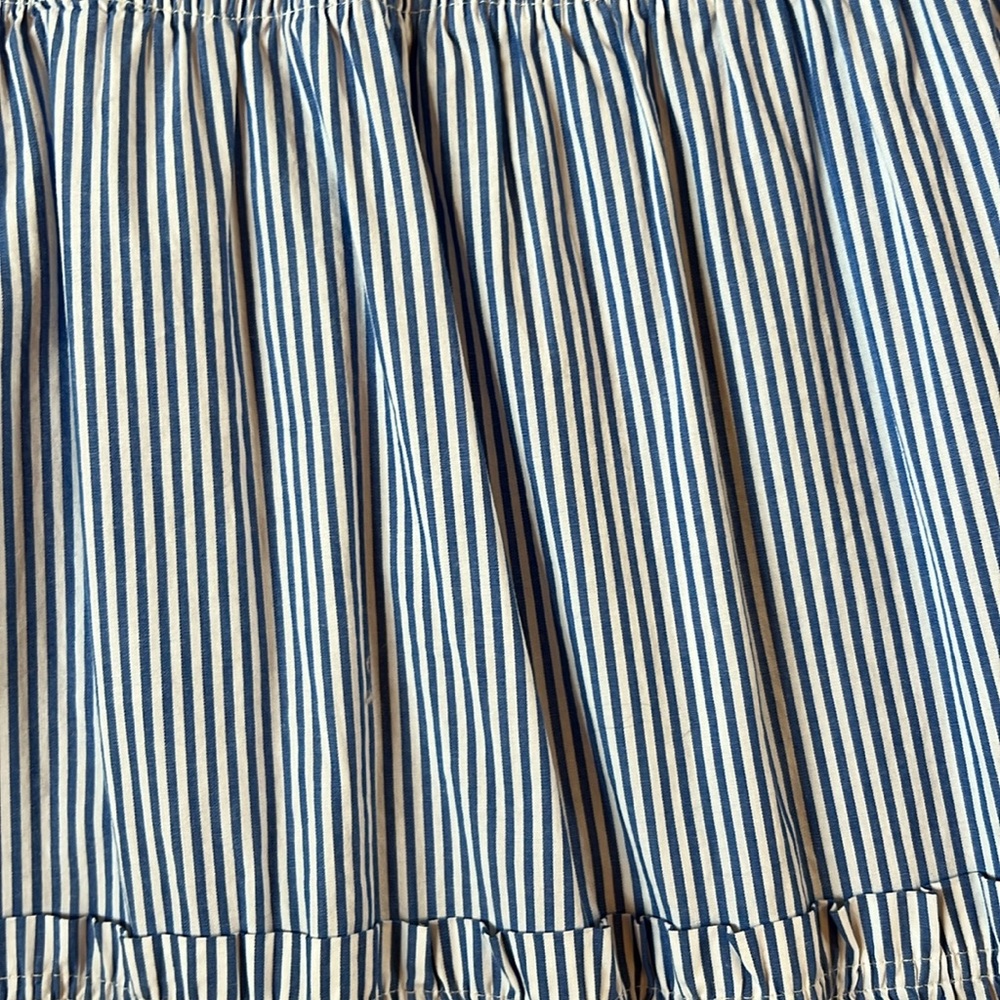 J. Crew Factory Light Blue and White Striped Midi Dress - Picture 5 of 5